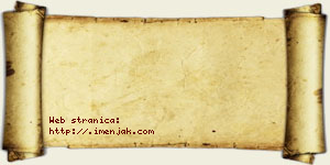 Una Vojnović vizit kartica